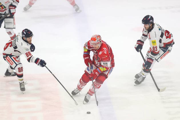 Sahnpark Crimmitschau, September 20, 2026; 2026–27 Season; Ice Hockey; 2nd Bundesliga; Regular Season; Game 2; Sachsen Ice Rink; Eispiraten; Eispiraten; EHC Freiburg; Alexander De Los Rios (Freiburg); Logan Will (EPC Red); Parker Bowles (Freiburg); from left: Crimmitschau, Saxony, Germany