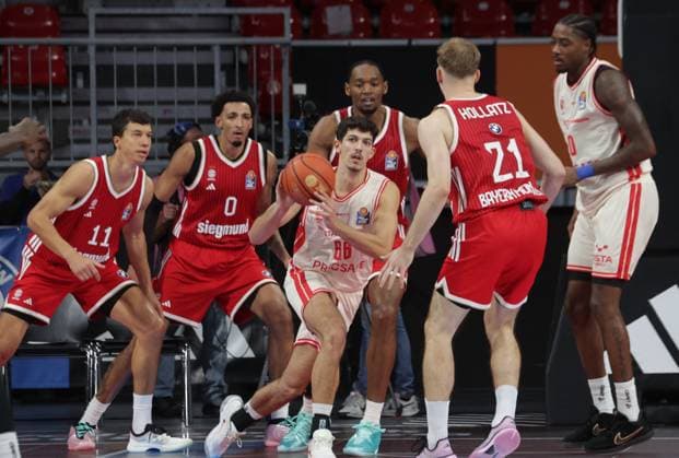 Bamberg s 66 HOCHSTADTER Basketball Team, Bundesliga, Bayern Munich vs. Bamberg Baskets, on September 20, 2026, in Munich, Germany. Source: Copyright Credit Oryk HAIST xx
