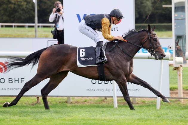 September 20, 2026, Hanover, Lower Saxony, GER Chaud, with Bauyrzhan Murzabayev, wins at the Hanover Racetrack, Neue Bult 260920D950HANNOVER JPG