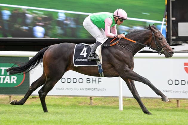 September 20, 2026, Hanover, Lower Saxony, GER Mahasti, ridden by Vladimir Panov, wins the Junior Prize at the Hanover Racetrack, Neue Bult 260920D960HANNOVER JPG