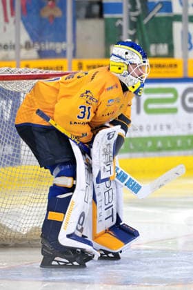 Anthony Morrone, Lausitzer Fuechse, 31, Goalie, Bietigheim Steelers vs. Lausitzer Fuechse, Ice Hockey, DEL 2, 2026–2027 Season, September 20, 2026, Bietigheim Steelers vs. Lausitzer Fuechse, Ice Hockey, DEL 2, 2026–2027 Season, September 20, 2026, Bietigheim Copyright: xEibner-Pressefotox EP_TBR