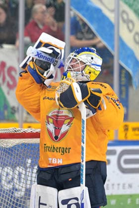 Anthony Morrone, Lausitzer Fuechse, 31, Goalie, Bietigheim Steelers vs. Lausitzer Fuechse, Ice Hockey, DEL 2, 2026–2027 Season, September 20, 2026, Bietigheim Steelers vs. Lausitzer Fuechse, Ice Hockey, DEL 2, 2026–2027 Season, September 20, 2026, Bietigheim Copyright: xEibner-Pressefotox EP_TBR