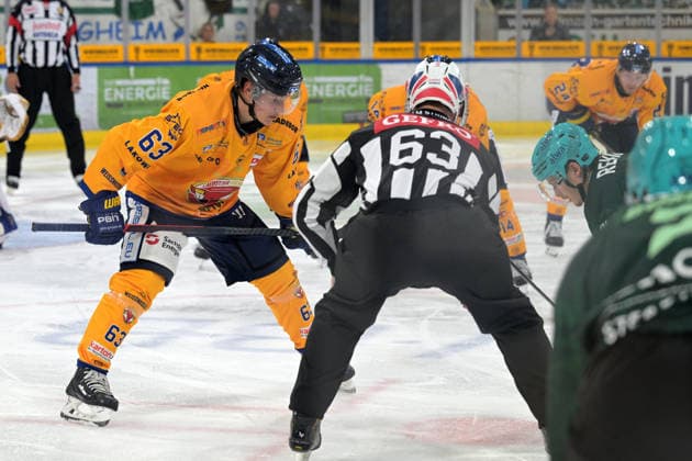 David Rundqvist, Lausitzer Fuechse, 63 at the faceoff: Bietigheim Steelers vs. Lausitzer Fuechse, ice hockey, DEL 2, 2026–2027 season, September 20, 2026, Bietigheim Steelers vs. Lausitzer Fuechse, ice hockey, DEL 2, 2026–2027 season, September 20, 2026, Bietigheim Copyright: xEibner-Pressefotox EP_TBR