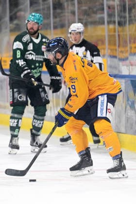 Adam Brady, Lausitzer Fuechse, 09 on the Puck: Bietigheim Steelers vs. Lausitzer Fuechse, Ice Hockey, DEL 2, 2026–2027 Season, September 20, 2026, Bietigheim Steelers vs. Lausitzer Fuechse, Ice Hockey, DEL 2, 2026–2027 Season, September 20, 2026, Bietigheim Copyright: xEibner-Pressefotox EP_TBR