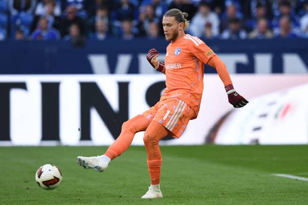 Soccer, Bundesliga 1, Matchday 4: FC Schalke 04 vs. SV Elversberg on September 20, 2026, at the Veltins Arena in Gelsenkirchen. Loris Karius, Schalke. DFL regulations prohibit any use of photographs as image sequences and or quasi-video. xRx