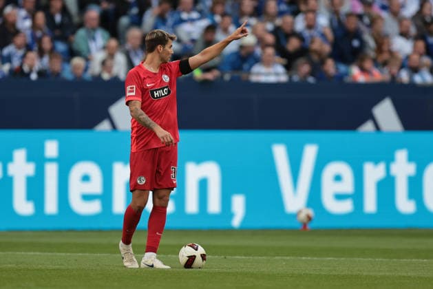 Maximilian Rohr of SV 07 Elversberg during the 2026–27 Bundesliga 1 match between FC Schalke 04 and SV Elversberg. Copyright Thomas Pakusch Copyright: Thomas Pakusch