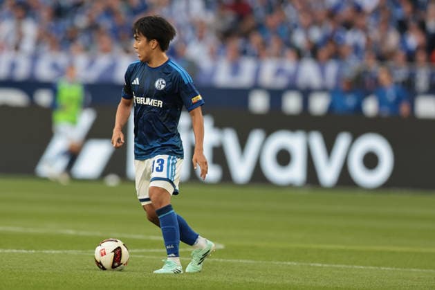 Satoshi Tanaka, FC Schalke 04, during the Bundesliga 1 match of the 2026–27 season between FC Schalke 04 and SV Elversberg. Copyright Thomas Pakusch Copyright: Thomas Pakusch