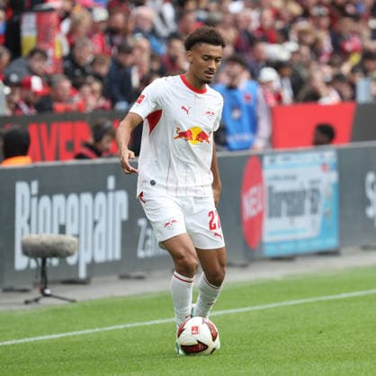 September 20, 2026 Soccer GER Season 2026–2027 1. Bundesliga Matchday 4 Bayer 04 Leverkusen vs. RB Leipzig Tidiam Gomis 27 RBL in action DFL regulations prohibit any use of photographs as images SEQUENCES AND OR QUASI-VIDEO 1 Soccer Bundesliga September 20, 2026 Soccer GER Season 2026–2027 1. Bundesliga Matchday 4 Bayer 04 Leverkusen RB Leipzig