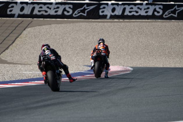 MOTORSPORTS - MotoGP - Austrian Grand Prix Photo by IPA ABACAPRESS.COM88763627 - Pedro Acosta (Red Bull KTM Factory Racing) and Jorge Martin (Aprilia Racing) during the Grand Prix race of the Austrian MotoGP Grand Prix at the Red Bull Ring racetrack in Spielberg, Austria, on September 20, 2026. Austria Austria  Copyright: xIPAxSport ABACAx