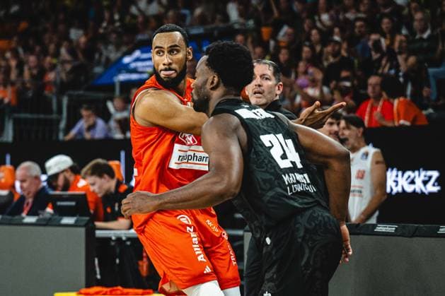 Neu Ulm, Germany, September 20, 2026—Armel Traore of ratiopharm Ulm gestures during the Basketball Bundesliga game between ratiopharm Ulm and MHP Riesen Ludwigsburg at the ratiopharm Arena on September 20, 2026, in Neu Ulm, Germany. Photo by Harry Langer, DeFodi Images. ratiopharm Arena, Germany, September 26, 2026. Armel Traore of ratiopharm Ulm gestures during the Basketball Bundesliga match between ratiopharm Ulm and MHP Riesen Ludwigsburg in Neu Ulm on September 20, 2026 at the ratiopharm Arena, Germany. Photo by Harry Langer, DeFodi Images. Photo by Harry Langer, DeFodi Images