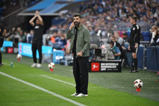 Coach Miron Muslic, FC Schalke 04, September 20, 2026, Soccer, Bundesliga 1, 2026–2027 Season, Matchday 4, FC Schalke 04 vs. SV Elversberg. DFL regulations prohibit any use of photographs as image sequences and or quasi-video. Gelsenkirchen, Veltins Arena, North Rhine-Westphalia, Germany Team2