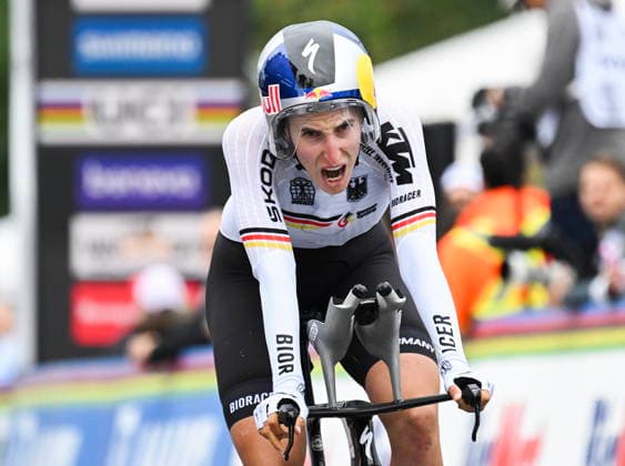 Sport Bilder des Tages September 20, 2026, Montreal, Pq, CANADA: Franziska Koch, of Germany, competes in the women s elite individual time trials (ITT) at the UCI Road World Championships cycling event in Montreal on Sunday, Sept. 20, 2026. Canada News - September 20, 2026  - ZUMAc35_ 20260920_zaf_c35_031 Copyright: xGrahamxHughesx