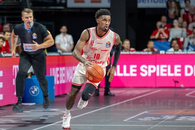 Mylik Wilson 10 BMA365 Bamberg Baskets, FC Bayern Basketball BMA365 Bamberg Baskets, BBL, Matchday 1, September 20, 2026, Munich, Bavaria, Germany Copyright: xkolbert-press UlrichxGamelx