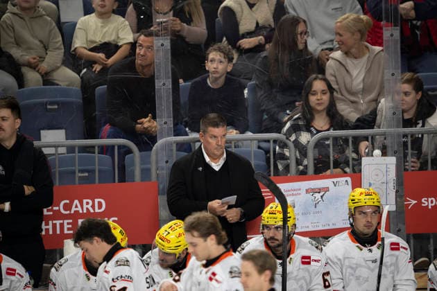 PENNY DEL 1 Cologne Sharks vs. Löwen Frankfurt, Cologne, September 20, 2026; Tom Pokel, Head Coach of Löwen Frankfurt; PENNY DEL 1 Cologne Sharks vs. Löwen Frankfurt on September 20, 2026, at the Lanxess Arena in Cologne, Germany Copyright: xBEAUTIFULxSPORTS AndreasxDickx