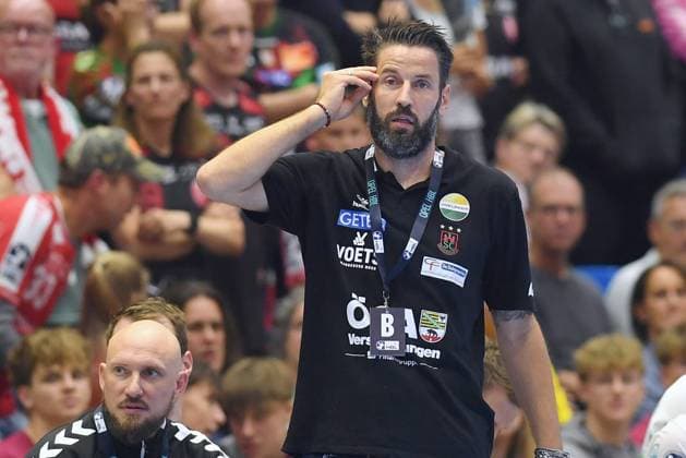 Bennet Wiegert, Coach, SC Magdeburg, GER, MT Melsungen vs. SC Magdeburg, Handball, 1st Bundesliga, Matchday 5, 2026–2027 Season, September 20, 2026, GER, MT Melsungen vs. SC Magdeburg, Handball, Bundesliga 1, Matchday 5, 2026–2027 Season, September 20, 2026, Kassel Copyright: xEibner-Pressefotox xRolandxSippelx EP_RSL