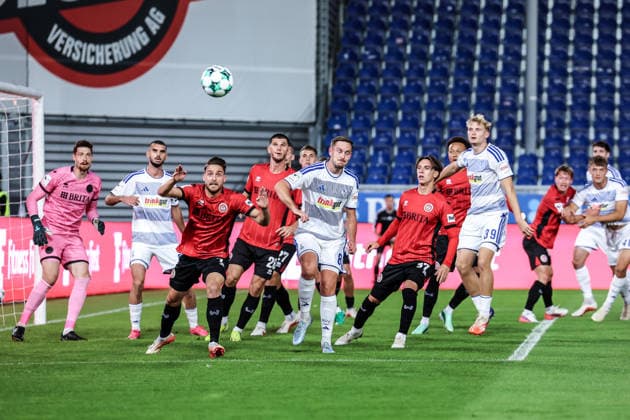 Sports, Soccer, 3rd Division, 2026–2027 Season, Matchday 7: SV Wehen Wiesbaden vs. MSV Duisburg, September 20, 2026, BRITA Arena, Wiesbaden, BRITA Arena, Hesse, Germany