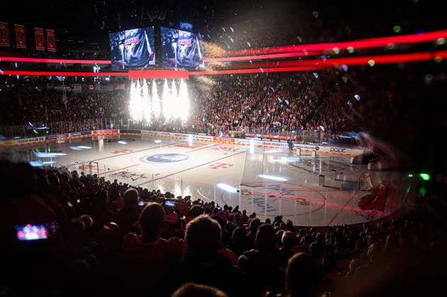 COLOGNE, GERMANY - 20 SEPTEMBER, 2026: - The PENNY DEL Ice hockey, Eishockey match Koelner Haie vs. Loewen Frankfurt at LANXESS arena.  Copyright: xVitaliixKliuievx
