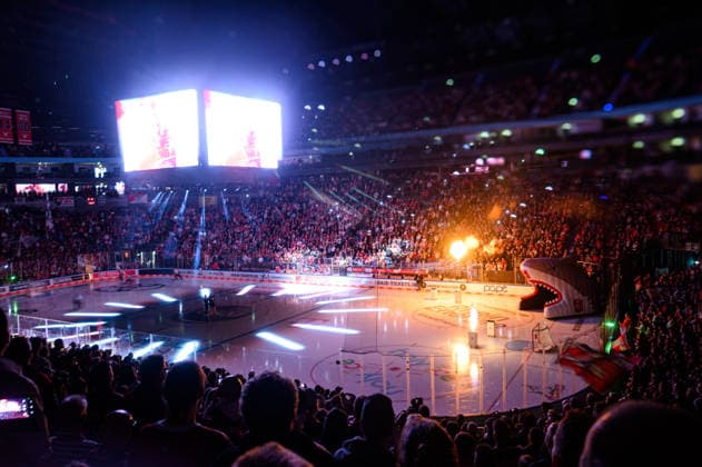 COLOGNE, GERMANY - 20 SEPTEMBER, 2026: - The PENNY DEL Ice hockey, Eishockey match Koelner Haie vs. Loewen Frankfurt at LANXESS arena.  Copyright: xVitaliixKliuievx