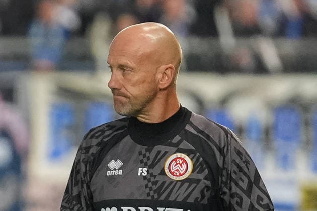 Germany Soccer 3rd Division 2026–2027, Matchday 7: SV Wehen Wiesbaden vs. MSV Duisburg at Brita Arena, Wiesbaden; Frank Steinmetz, Head Coach of SVW—portrait photo, portrait, individual shot, portrait Copyright: xTobiasxWentzellx