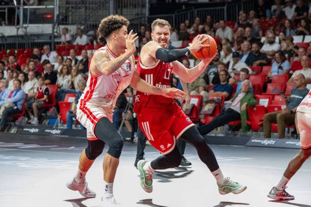 Andreas Obst 13 FC Bayern Basketball, FC Bayern Basketball BMA365 Bamberg Baskets, BBL, Matchday 1, September 20, 2026, Munich, Bavaria, Germany Copyright: xkolbert-press UlrichxGamelx