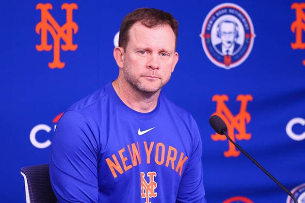 Mets Press Conferences For Howie Rose And Andy Green New York Mets manager Andy Green speaks to the media during a press conference, PK, Pressekonferenz in the Shannon Forde Press Conference Room at Citi Field in Corona, on September 20, 2026. Flushing N.Y. United States  Copyright: xGordonxDonovanx originalFilename:donovan-mlbphila260920_npP9S.jpg
