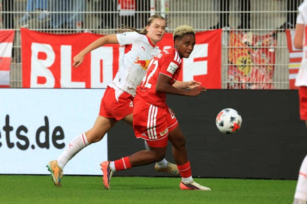 September 20, 2026, GER Germany, Soccer, Bundesliga 1, Women, 2026–2027, Alte Foersterei, 1. FC Union vs. RB Leipzig Naika Reissner 1. FC Union Berlin 42, Charlotte Hulst RB Leipzig 77 1. Liga DFB DFL regulations prohibit any use of photographs as image sequences and or quasi-video nordphoto GmbH Engler Berlin Stadium Alte Foersterei Berlin Germany Copyright: xNordphotox xEnglerx