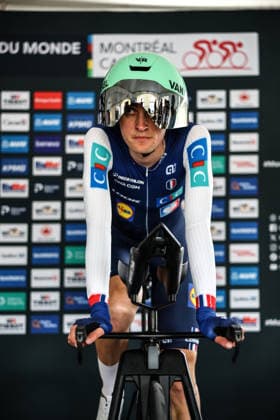 2026 UCI Road World Championships Picture by Alex Whitehead SWpix.com - 20 09 2026 - Cycling - 2026 UCI Road World Championships - MontrÃ al, Canada - Men Elite Individual Time Trial (ITT) - Paul Seixas (France) MontrÃ al Avenue du Parc Canada Copyright: x xSWpix.comx(t axPhotographyxHubxLtd)xAlexxWhitehead SWpix.comx SWP-3521-0351