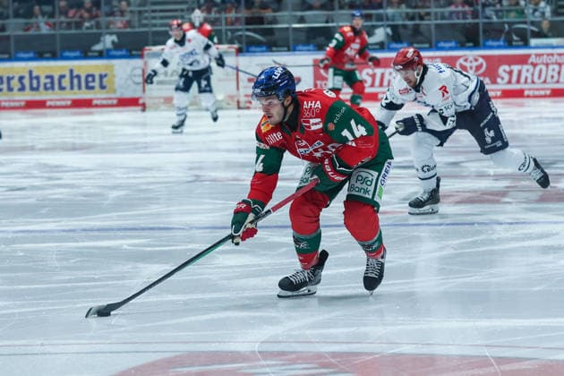 Augsburg, Germany, September 20, 2026 PENNY DEL 2026–2027 Game 2: Augsburger Panther vs. Schwenninger Wild Wings Pictured: Donald Busdeker, Augsburg Copyright: xFotostandx xStiebertx