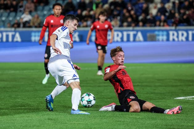 Sports, Soccer, 3rd Division, 2026–2027 Season, Matchday 7: SV Wehen Wiesbaden vs. MSV Duisburg, September 20, 2026, BRITA Arena; Conor Noß (MSV Duisburg), 14 Fabian Greilinger (Wiesbaden), 18 Wiesbaden, BRITA Arena, Hesse, Germany