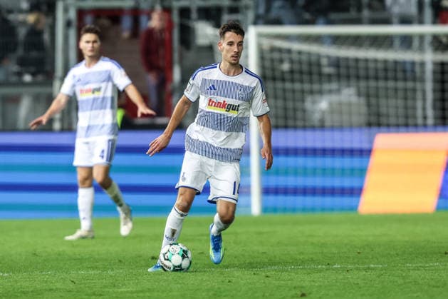 Sports, Soccer, 3rd Division, 2026–2027 Season, Matchday 7: SV Wehen Wiesbaden vs. MSV Duisburg, September 20, 2026, BRITA Arena, Conor Noß (MSV Duisburg), 14, Wiesbaden, BRITA Arena, Hesse, Germany