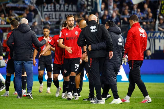September 20, 2026, xavx, Soccer 3rd Division, SV Wehen Wiesbaden vs. MSV Duisburg v l Florian Hübner SV Wehen Wiesbaden disappointed, looking disappointed, disappointed Wiesbaden