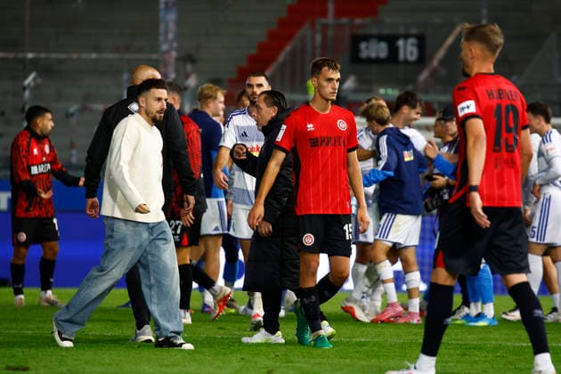 September 20, 2026, xavx, Soccer 3rd Division, SV Wehen Wiesbaden vs. MSV Duisburg, Justin Janitzek, SV Wehen Wiesbaden, disappointed, looking disappointed, disappointed Wiesbaden
