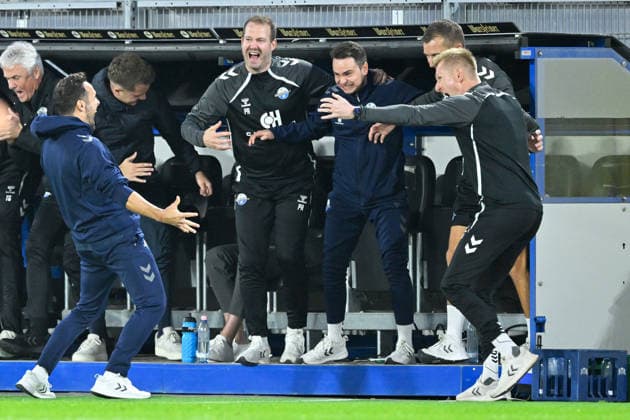 Paderborn, Home Deluxe Arena, September 26, 2020, GER, Men s, 1st Bundesliga, 2026–2027 season, SC Paderborn 07 vs. TSG 1899 Hoffenheim. Image: DFL regulations prohibit any use of photographs as image sequences and or quasi-video. North Rhine-Westphalia, Germany