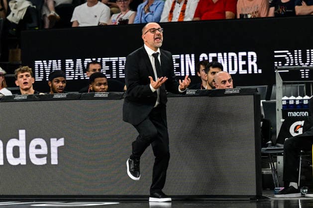 September 20, 2026, GER, Basketball, Men s, easycredit Basketball Bundesliga, 2026–2027 Season, Matchday 1, ratiopharm Ulm vs. MHP Riesen Ludwigsburg; Carles Duran; Ludwigsburg is unhappy; Neu Ulm; ratiopharm Arena; Bavaria, Germany Copyright: xNordphotox xHafnerx