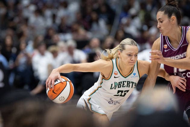 September 20, 2026, Toronto, Ontario, Toronto: Marine Johannes 23 of New York Liberty in action during WNBA, Basketball Damen, USA between Toronto Tempo and New York Liberty at Coca-Cola Colisseum, Toronto on September 20, 2026. WNBA Between Toronto Tempo : New York Liberty  - ZUMAn333 20260920_znp_n333_027 Copyright: xKaxLokxNgx