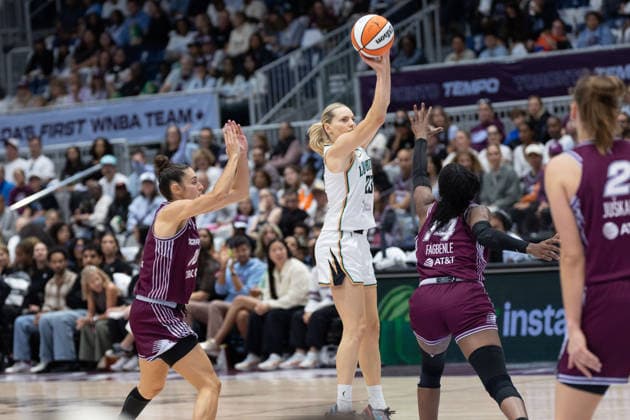 September 20, 2026, Toronto, Ontario, Toronto: Marine Johannes 23 of New York Liberty in action during WNBA, Basketball Damen, USA between Toronto Tempo and New York Liberty at Coca-Cola Colisseum, Toronto on September 20, 2026. WNBA Between Toronto Tempo : New York Liberty  - ZUMAn333 20260920_znp_n333_029 Copyright: xKaxLokxNgx
