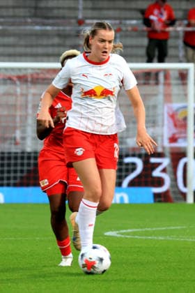 September 20, 2026, GER Germany, Soccer, 1st Bundesliga, Women, 2026–2027, Alte Foersterei, 1. FC Union vs. RB Leipzig, Charlotte Hulst, RB Leipzig 77, 1st League, DFB, DFL regulations prohibit any use of photographs as image sequences and or quasi-video. nordphoto GmbH, Engler, Berlin, Alte Foersterei Stadium, Berlin, Germany Copyright: xNordphotox xEnglerx