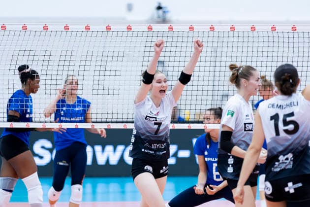 FUNKE Volley Cup Schwarz Weiss Erfurt vs. SSC Palmberg Schwerin, Erfurt, September 20, 2026; Teresa Ziegenbalg 7, Schwarz Weiss Erfurt; FUNKE Volley Cup Schwarz Weiss Erfurt vs. SSC Palmberg Schwerin, Riethsporthalle, Erfurt, September 20, 2026 Copyright: xBEAUTIFULxSPORTS Duehringx