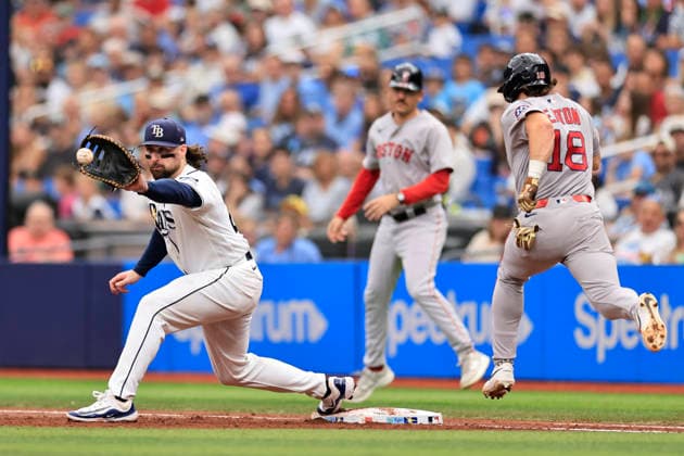 Baseball, MLB, Tampa Bay Rays v Boston Red Sox