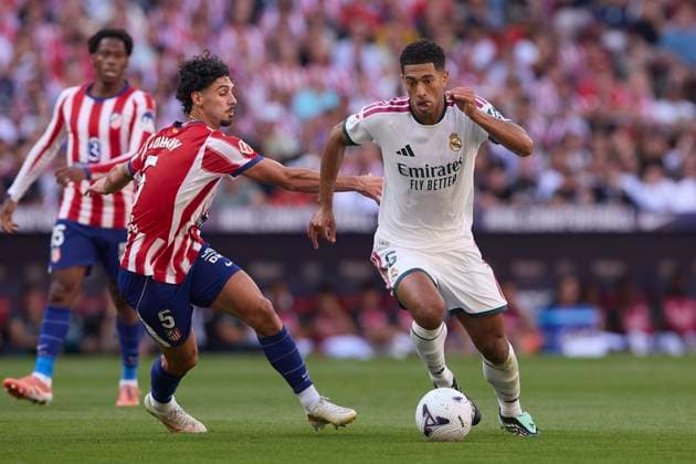 LaLiga EA SPORTS 2026 2027 - Atletico Madrid and Real Madrid CF in Madrid, Spain - 20 Sep 2026 Johnny Cardoso (Atletico Madrid) and Jude Bellingham (Real Madrid CF) are seen in action during the LaLiga EA SPORTS 2026 2027 match between Atletico Madrid and Real Madrid CF. Final score: Atletico Madrid 2-1 Real Madrid CF. Madrid Spain Copyright: xFedericoxTitonex xSOPAxImagesx Federico-Titone-1452318