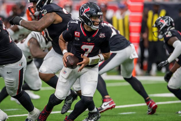 September 20, 2026: Houston Texans quarterback C.J. Stroud (7) during a game between the Cincinnati Bengals and the Houston Texans in Houston, TX. .. CSM - ZUMAc04_ 20260920_zma_c04_378 Copyright: xTraskxSmithx