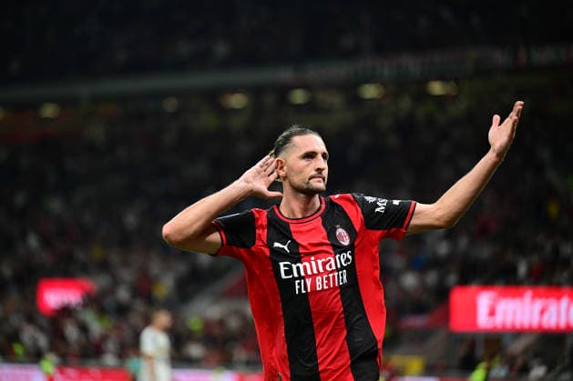 AC Milan v US Lecce - Serie A 2026 27 Adrien Rabiot celebrates during the Serie A match between AC Milan and US Lecce at Stadio Giuseppe Meazza in Milan, Italy, on September 20, 2026. Milan Lombardia Italy  Copyright: xFedericoxManonix originalFilename:manoni-acmilanv260920_npCmN.jpg