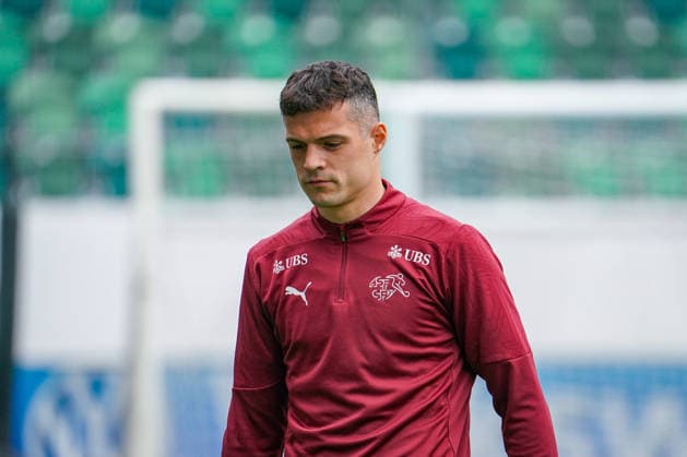 Granit Xhaka, Swiss soccer player, national team player, captain of the Swiss national team, and player for AFC Sunderland; portrait, archive photo, soccer, Switzerland, Nati, national team, national team captain, record-holder for most national team appearances Copyright: xJOERANxSTEINSIEKx