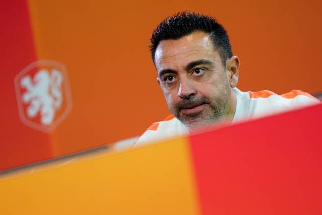 ZEIST , 21-09-2026 , KNVB Campus , season 2026 2027 , Dutch Football , Picture shows Netherlands head coach Xavi Hernandez during a press conference, PK, Pressekonferenz for the Netherlands Press Conference Netherlands  x207373071x Copyright: