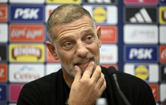 Croatia head coach Slaven Bilic at press conference, PK, Pressekonferenz ahead of UEFA Nations League matches Croatia head coach Slaven Bilic speaks to the media during a press conference in Zagreb, Croatia, on September 21, 2026, ahead of the UEFA Nations League matches against the Czech Republic, Spain and England.  MarkoxLukunic PIXSELL