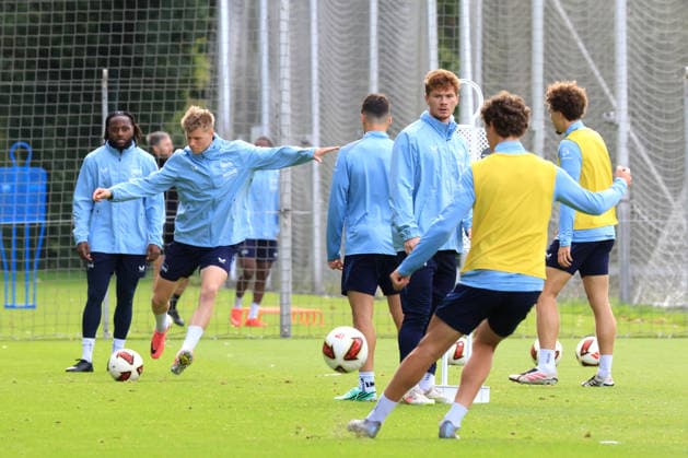 September 21, 2026, Germany, Soccer, 2. Bundesliga, 2026–2027 Season, Sportforum, Hertha BSC, Hertha Player Group Training, Sebastian Groenning, Hertha BSC Berlin 17; Jan Luca Schuler, Hertha BSC Berlin 18; Deyovaisio Zeefuik, Hertha BSC Berlin 42. DFB and DFL regulations prohibit any use of photographs as image sequences and or quasi-video. Berlin Sportforum, Berlin, Germany Copyright: xNordphotox xEnglerx