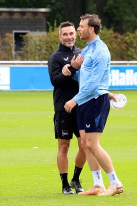 September 21, 2026, Germany, Soccer, 2. Bundesliga, 2026–2027 Season, Sportforum, Hertha BSC, Head Coach Stefan Leitl leading training at Hertha BSC Berlin, Linus Jasper Gechter, Hertha BSC Berlin 44, 2. Bundesliga. DFB and DFL regulations prohibit any use of photographs as image sequences and or quasi-video. Berlin Sportforum, Berlin, Germany Copyright: xNordphotox xEnglerx