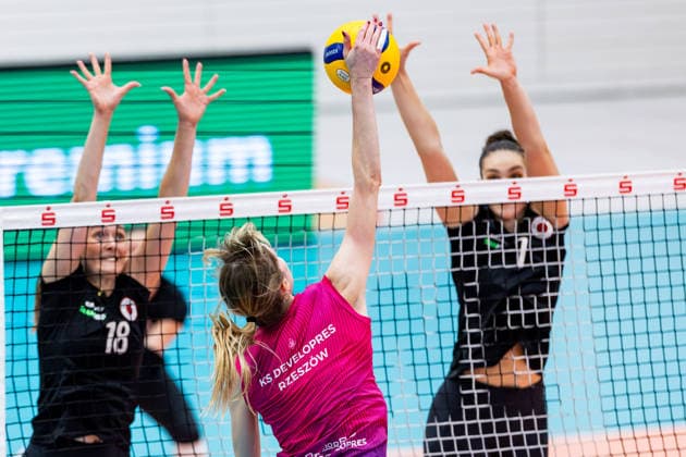 September 20, 2026, GER, Volleyball, Women, Funke Volley Cup, Season 26–27, Day 3 of the tournament, Dresdner SC (Dresdner Sportclub 1898) vs. KS DevelopRes Rzeszów (Julita Piasecka) at the 99089 Erfurt Sports Hall, Rieths Sports Complex, Thuringia, Germany