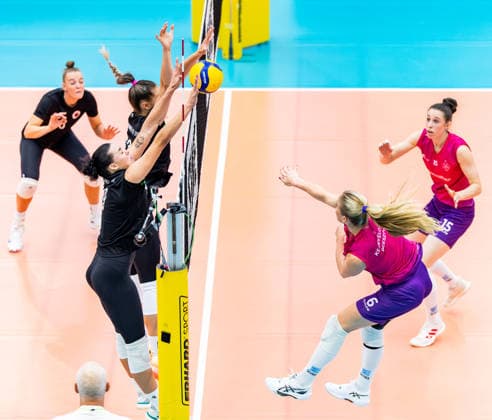 September 20, 2026, GER, Volleyball, Women, Funke Volley Cup, Season 26–27, Day 3 of the tournament, Dresdner SC (Dresden Sports Club 1898) vs. KS DevelopRes Rzeszów, Marrit Jasper (KS DevelopRes Rzeszów) vs. 99089 Erfurt, Rieths Sports Complex, Thuringia, Germany