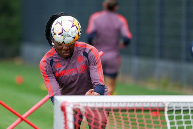 Header: Edna Imade, FC Bayern Munich, 29, GER, FC Bayern Munich Women s Final Training Session, Soccer, UEFA Women s Champions League, 2026–2027 Season, September 21, 2026, GER, FC Bayern Munich Women s Final Training Session, Soccer, UEFA Women s Champions League, 2026–2027 Season, September 21, 2026, Munich Copyright: xEibner-Pressefoto JennixMaulx EP_JML